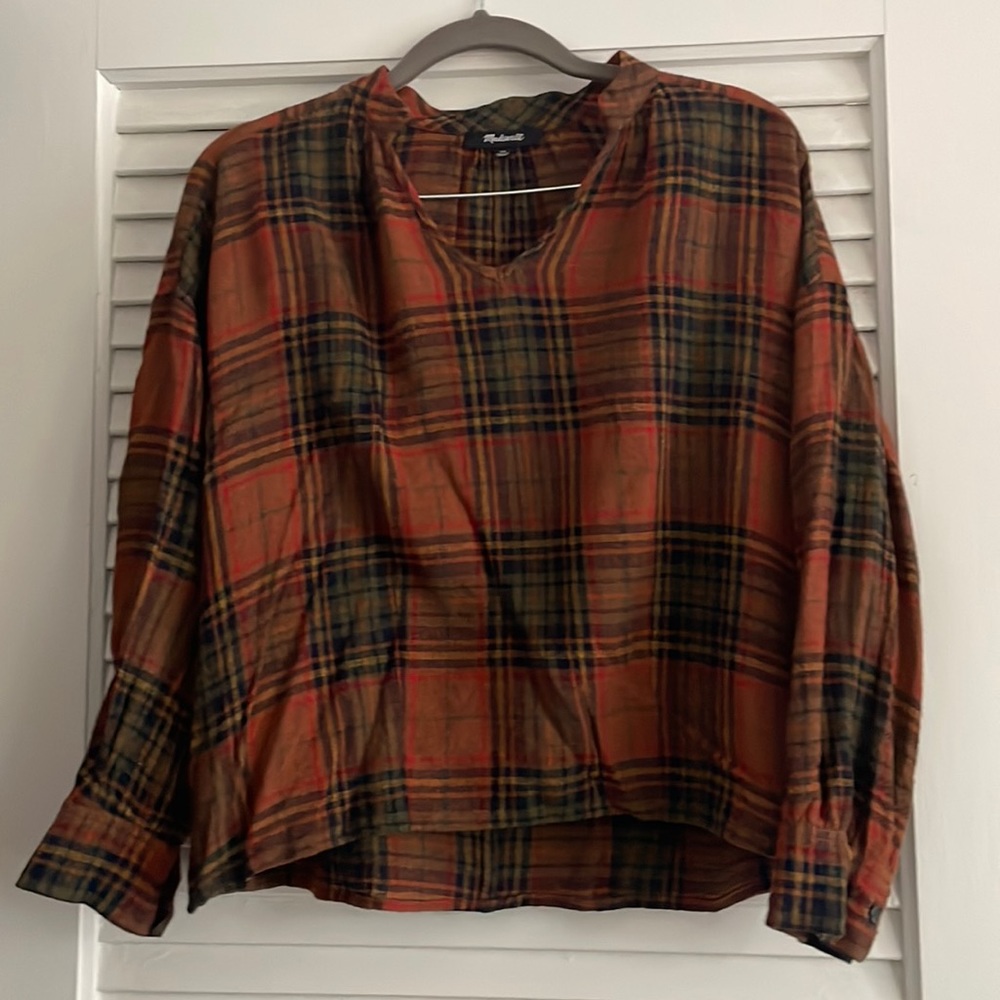 Madewell plaid shirt